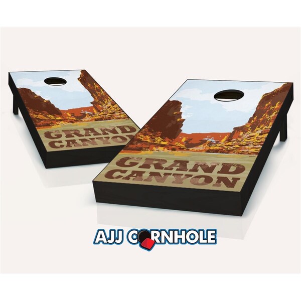Mkf Collection By Mia K. Farrow Grand Canyon Theme Cornhole Set with Bags - 8 x 24 x 48 in. - 107-NP-GRANDCANYON