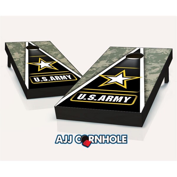 Mkf Collection By Mia K. Farrow AJJCornhole US Army Theme Cornhole Theme Cornhole Set with Bags - 8 x 24 x 48 in. - AJ12961