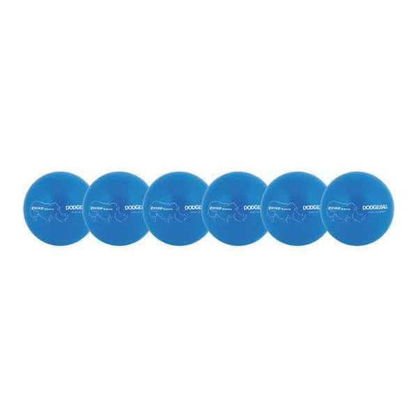 Champion Sports Rhino Skin LwBon DodgeBall, 6", Blue, PK6 - RXD6NBLSET