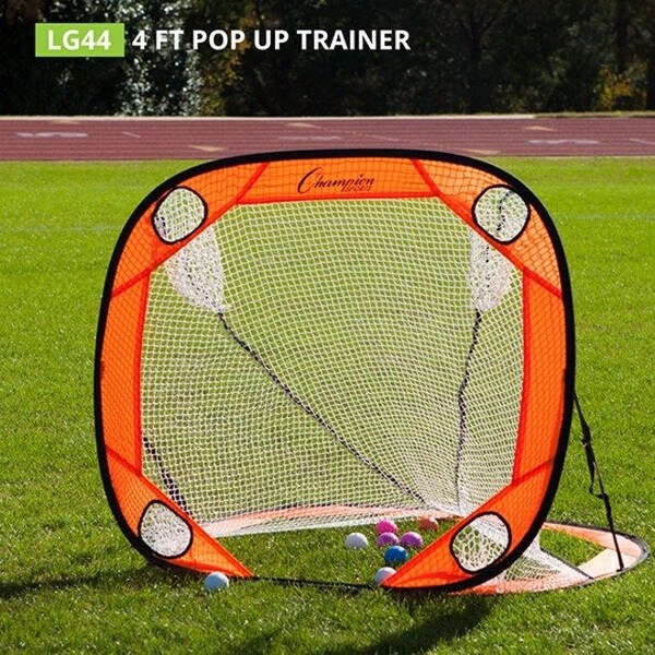 Champion Sports Lacrosse Pop Up Target Trainer, 4 ft - LG44