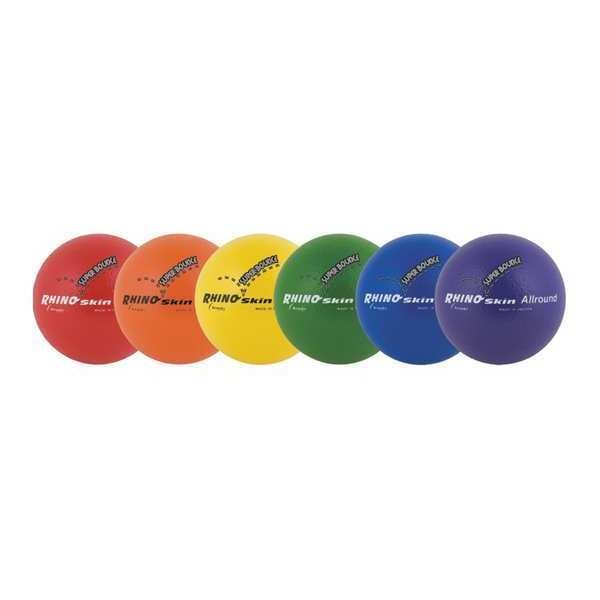 Champion Sports Rhino Skin Spr Hg Boun Ball, 7", PK6 - RS71SET