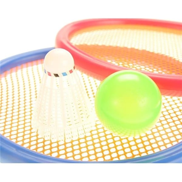 Azimport AZImport PS933G Badminton & Tennis Play Set with Easy to Grip Colorful Rackets - PS933G