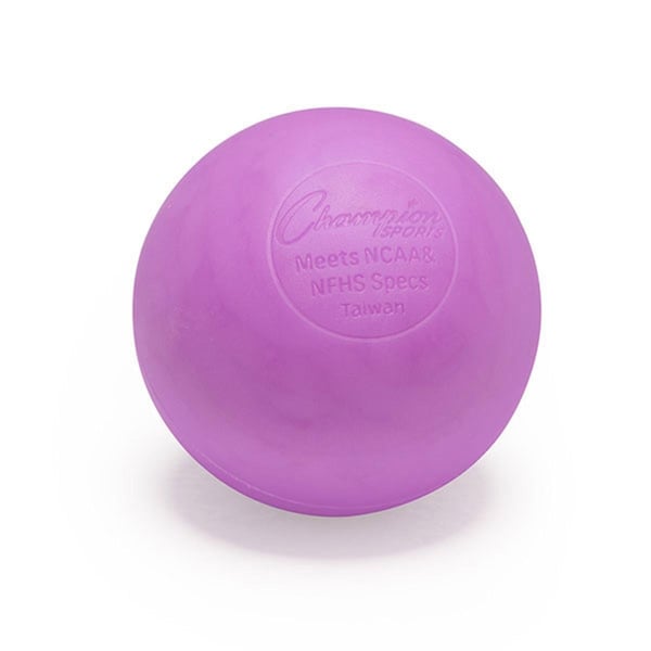 Champion Sports 2.5 in. Official Lacrosse Ball, Purple - Pack of 12 - LBV