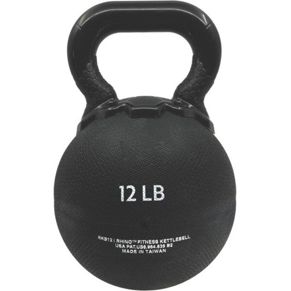 Champion Sports Teal Durable Rhino Kettle Bell, 12lb - RKB12