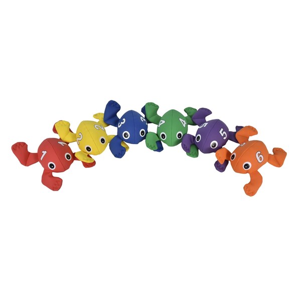 Sportime BEANBAG FROGS 1-6 ST/6 PK - FB952-6C