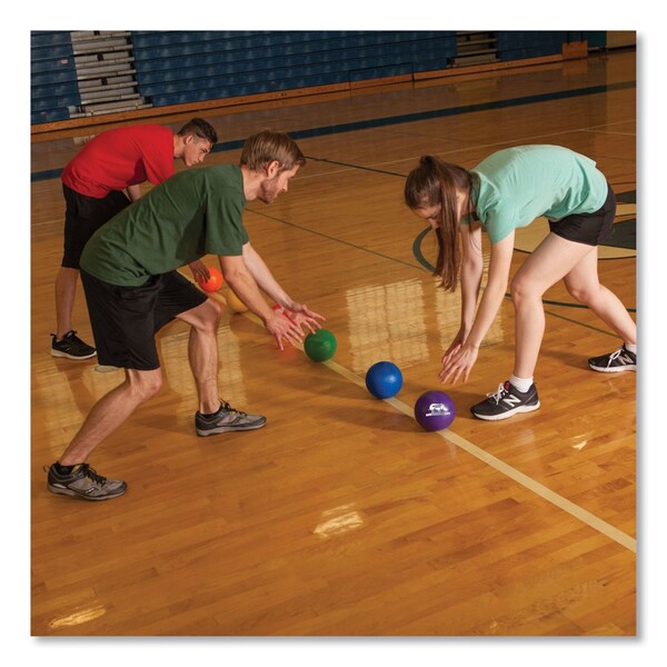 Champion Sports Rhino Skin Dodge Ball Set, 6" Diameter, Assorted Colors, PK6 - RXD6SET