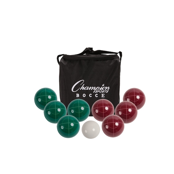 Champion Sports Deluxe Bocce Tournament Set, w/Bag - CG200