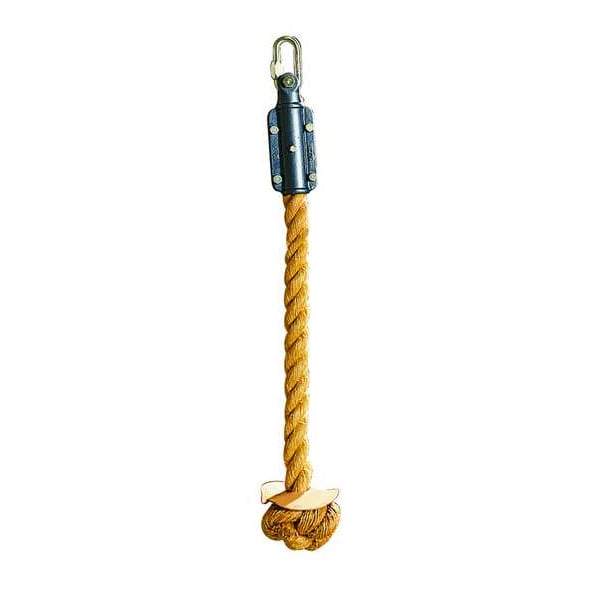Spalding Climbing Rope W Turks Head Knot, 24 Ft - CR201-1001