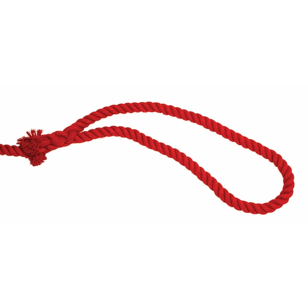Champion Sports Tug of War Rope, 75ft, Red, Looped - TWR75
