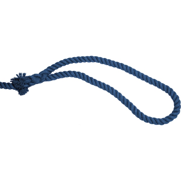 Champion Sports Tug of War Rope, Blue, 100ft, Looped - TWR100