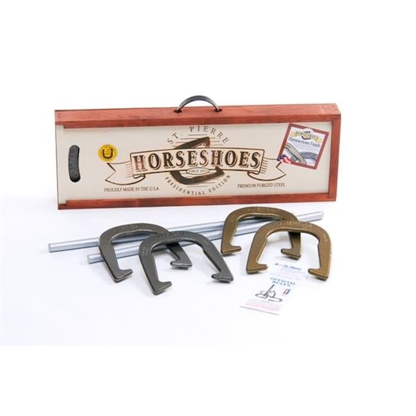 St Pierre St Pierre AW5 American Presidential Horseshoe Outfit in Wood Box - AW5