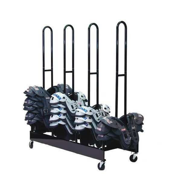 Champion Sports Four Stack Shoulder Pad Rack, 60-80 Pads - FBSPR4
