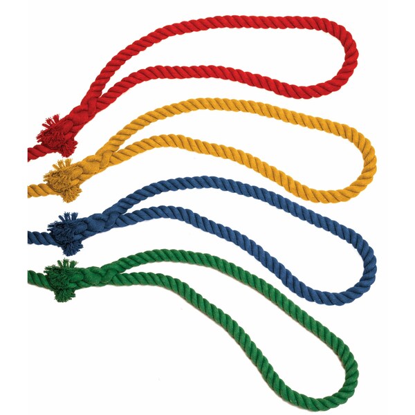 Champion Sports Tug of War Rope, 4 Colors, 50ft L, PK4 - TWR4WAY