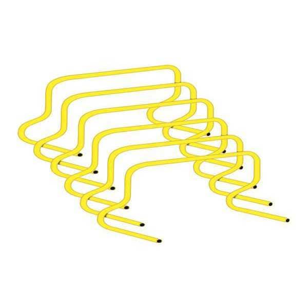 Champion Sports Weighted Training Hurdle Set, 6"H, PK6 - WPH6SET