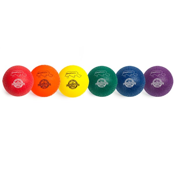 Champion Sports Rhino Skin Soft Playground Ball, Cler, PK6 - RSPGSET