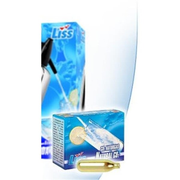Liss Liss 301 2.75"H x 3.75"W x 1.5"D Steel Cream Soda Charger - Set of 10 - 301