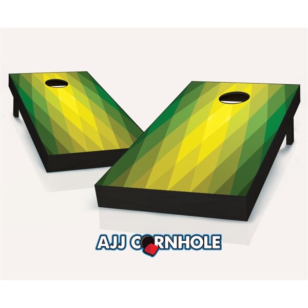 Mkf Collection By Mia K. Farrow AJJCornhole Kryptonite Theme Cornhole set with Bags - 8 x 24 x 48 in. - AJ13015