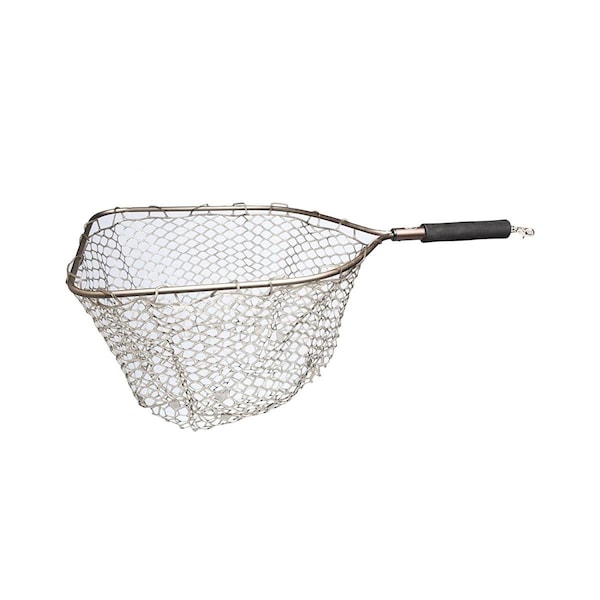 Adamsbuilt Fishing 19 in Aluminum Trout Net with Camo Ghost Netting - ABGTN19A