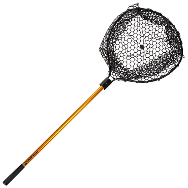 Disfrute 35 in. Fishing Retractable Rubber Landing Net with Handle - DI3857252