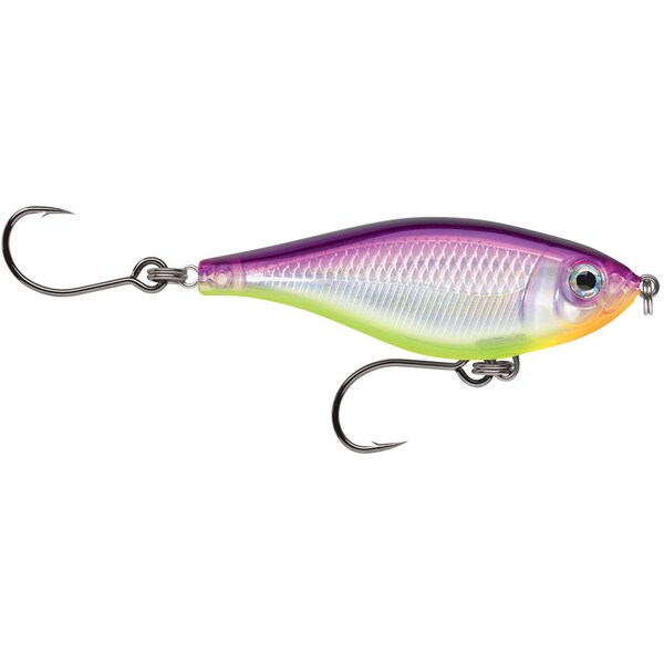 Rapala X-Rap&reg; Twitchin&rsquo; Mullet 2-1/2 Purple Chartreuse - SXRTM06PRCH