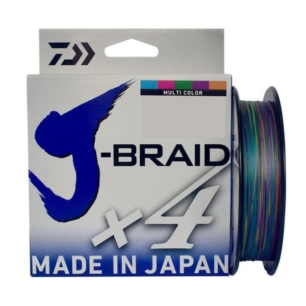 Hands On 300 yards 80 lbs J-Braid X4 Filler Spool, Multi Color - HA3785073