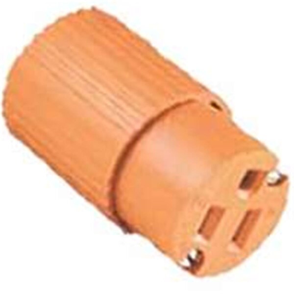 Eaton Wiring Devices Cooper Wiring 6887-BOX 15 Amp 125 Volt Org 3 Wire Connector - 6912059