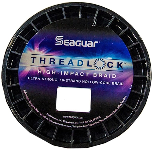 Seaguar 60 lbs x 600 yds Threadlock Strong Hollow Cord White Braid - 60S16W600