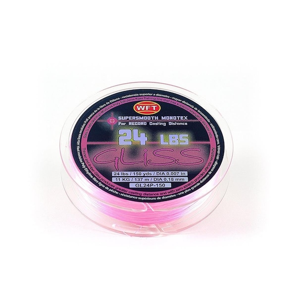 Ardent 150 yard Gliss Pink Fishing Line, 24 lbs - GL24P-150
