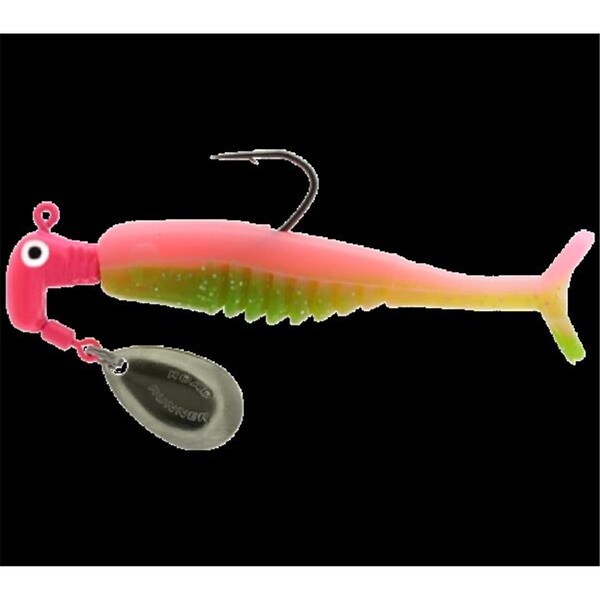 Blakemore 0.06 oz Crappie X-Tractor 1-0 Hook Fishing Lure, Electric Chicken - CX2-219