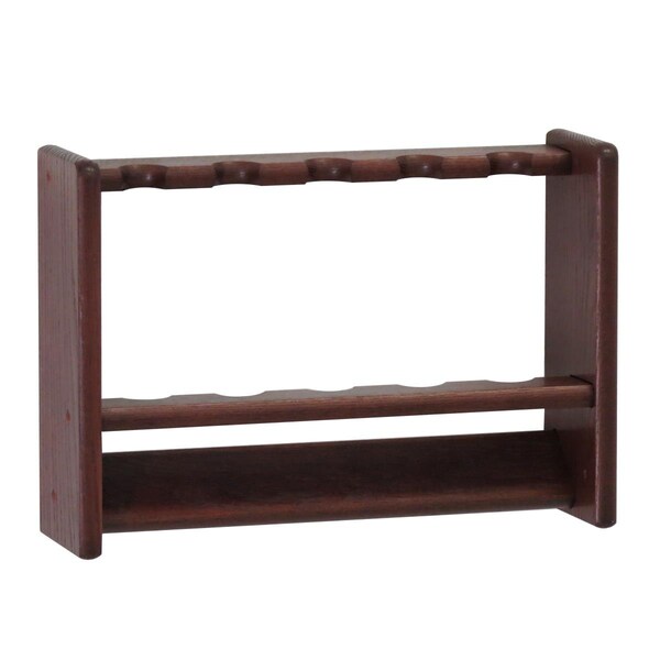 Buen Tiempo 5 Fishing Rod Rack - Mahogany - BU2681673
