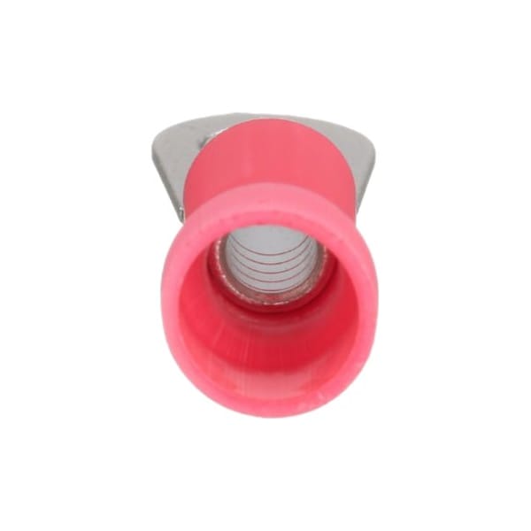 Panduit 8 AWG Vinyl Ring Terminal 1/4" Stud PK200, Max. Voltage: 600V - PV8-14RX-TY