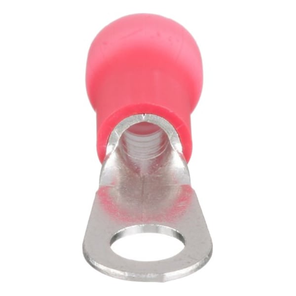 Panduit 8 AWG Vinyl Ring Terminal 1/4" Stud PK200, Max. Voltage: 600V - PV8-14RX-TY