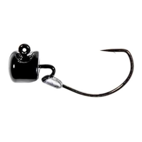 Z-Man 0.1 oz Black Ewg Nedlockz Jig Head, 4PK - TTNL-3611
