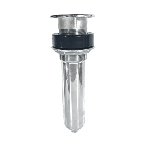 Tigress 10.5 in 0-Degree Swivel Rod Holder, Screwless, Stainless Steel - 77278