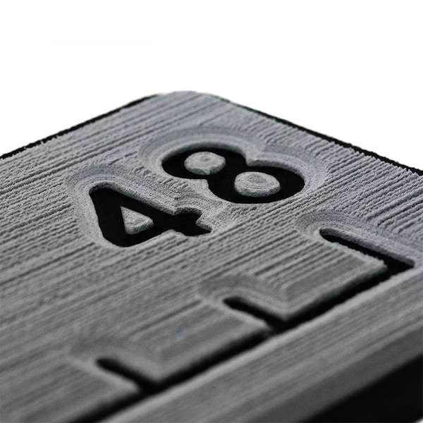 Seadek 48 Routed Ruler - 6mm - Brushed Texture - Storm Grey/Black - 53584-80066