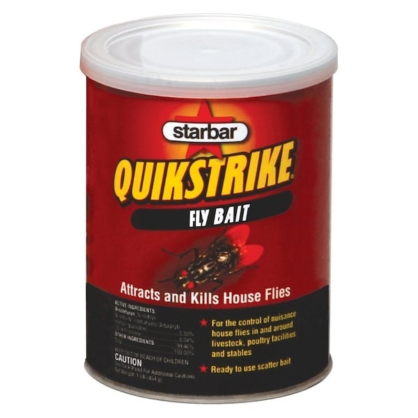 Starbar QuikStrike Fly Bait, Granular, Fish, 1 lb Can - 100508299