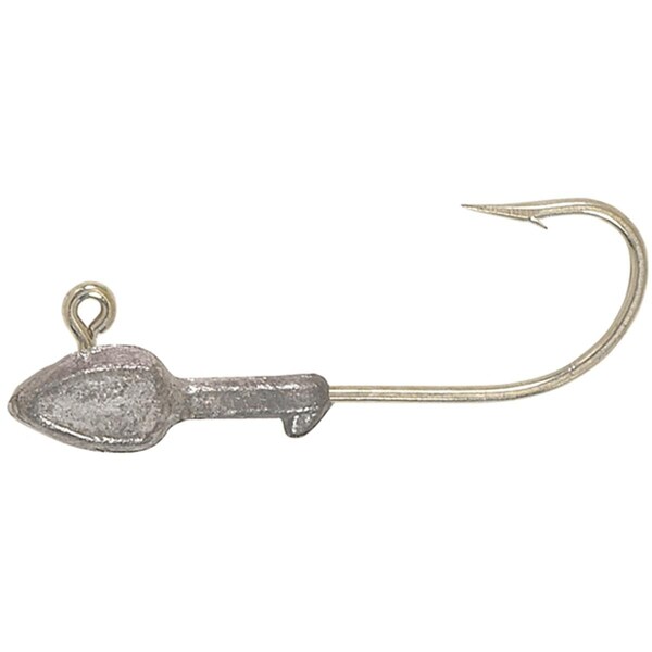 Bromas 0.12 oz Double Eye Jig Head, Unpainted, 10PK - BR2984672
