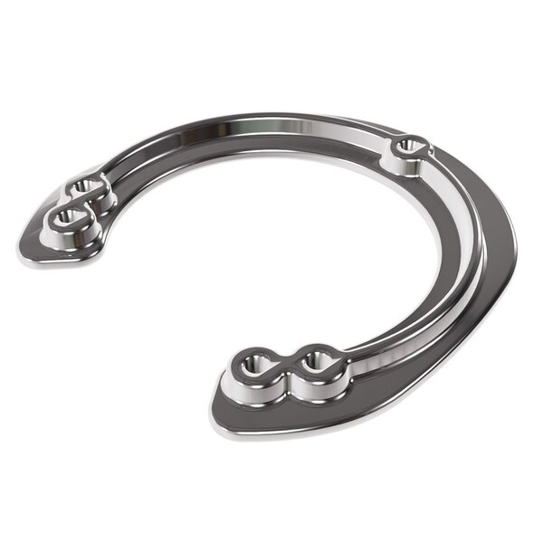 Mate Series Stainless Steel Rod Cup Holder Threaded Backing Plate - CBPT