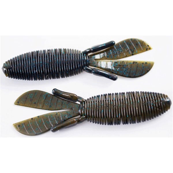 Missile Baits 3.65 in. Baby D Bomb, Super Bug, 7PK - MBBD365-SBG