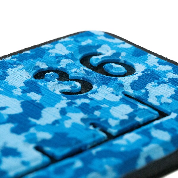 Seadek 36 Routed Ruler - 6mm - Brushed Texture - Aqua Camo/Black - 53583-80336