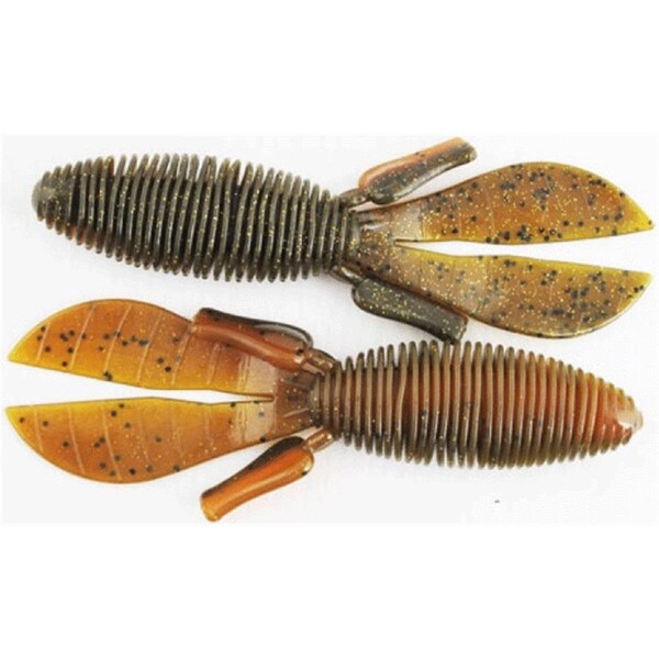 Missile Baits 4.5 in. D Bomb, Gold Amber, 6PK - MBDB45-GLA
