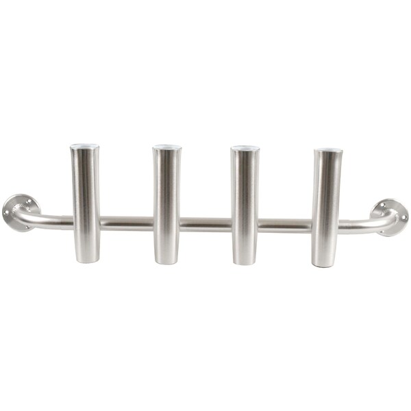 Taco Metals Taco F313504BSA1 4 Rod Transom Mount Rod Rack - F31-3504BSA-1