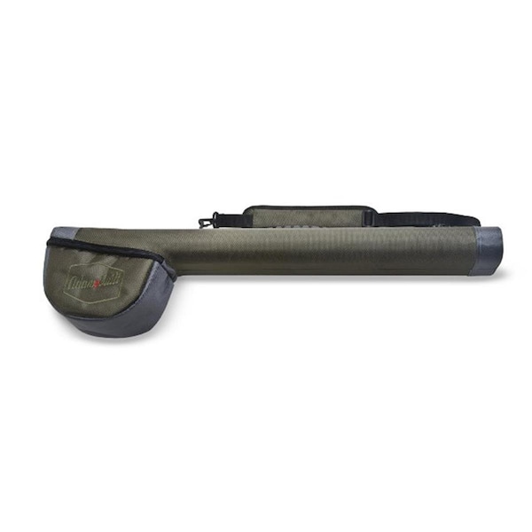 Adamsbuilt Fishing Tailwater Double Fly Rod Case With Pouch 4 Piece - TWD4FRCPGRN