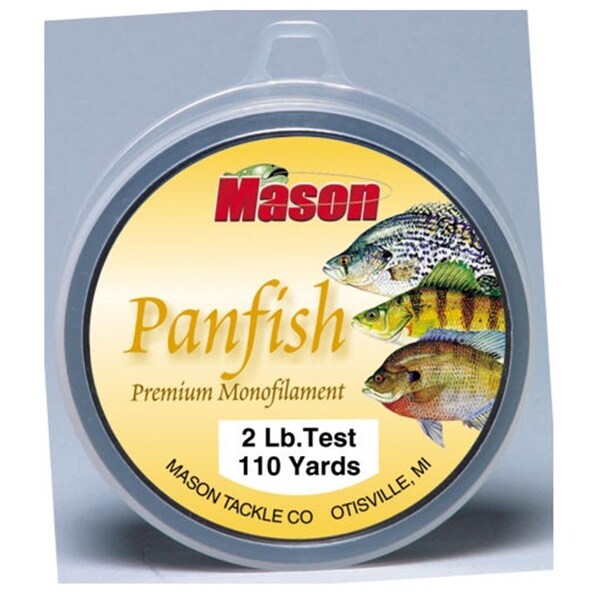 Mason Tackle Panfish Premium Monofilament - 4 lb. - PFL-110-4