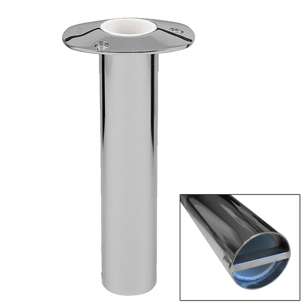 Lees Tackle 0 Degree Ss Flush Mount Bar Pin Rod Holder Heavy Duty - RH532VS/XS