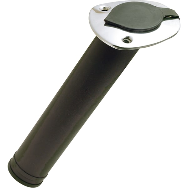 Seachoice 30 Degree Plastic Rod Holder With Stainless Steel Flange - 89231