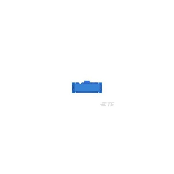 Te Connectivity Board Connector, 10 Contact(S), 2 Row(S), Female, 0.1 Inch Pitch, Idc Terminal, Locking, Blue - 1658527-4