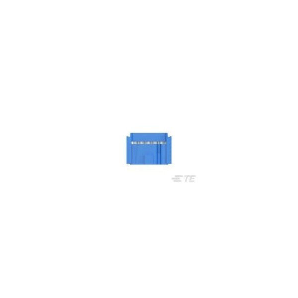 Te Connectivity Board Connector, 10 Contact(S), 2 Row(S), Female, 0.1 Inch Pitch, Idc Terminal, Locking, Blue - 1658527-4