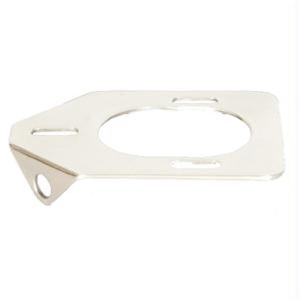 Perfectpitch Lees Tackle 30 Degree Medium Rod Holder Stainless Steel Backing Plate - PE3460902