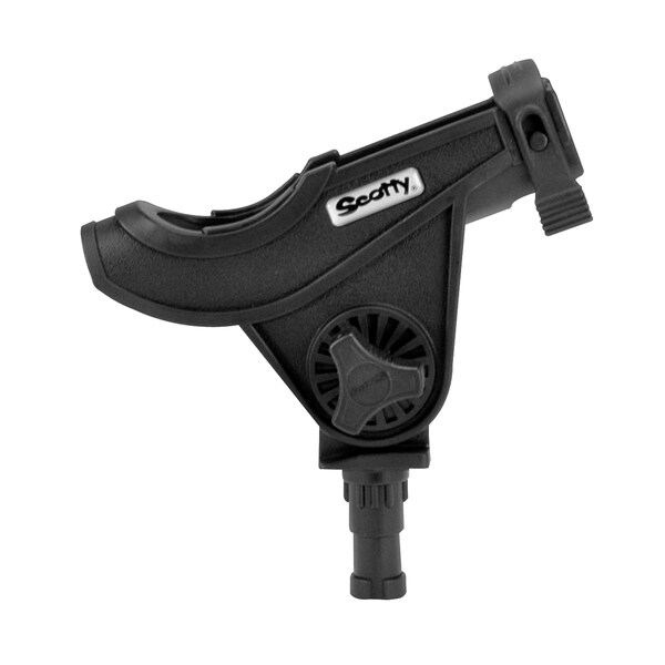 Scotty Scotty 280-BK Baitcaster/Spinning Rod Holder with Combination Side/Deck Mount - 0280-BK
